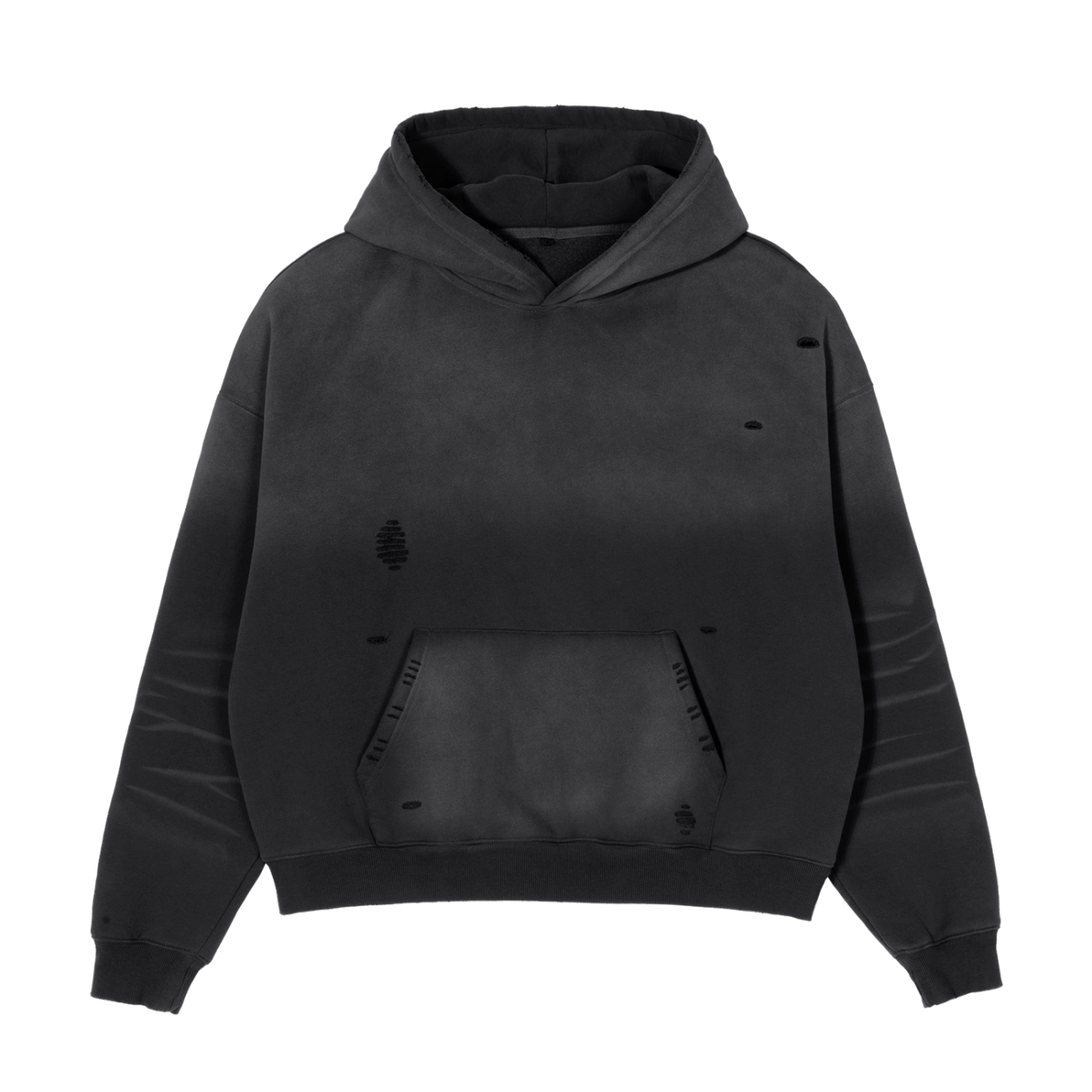 Sun-Drenched Distressed Hoodie