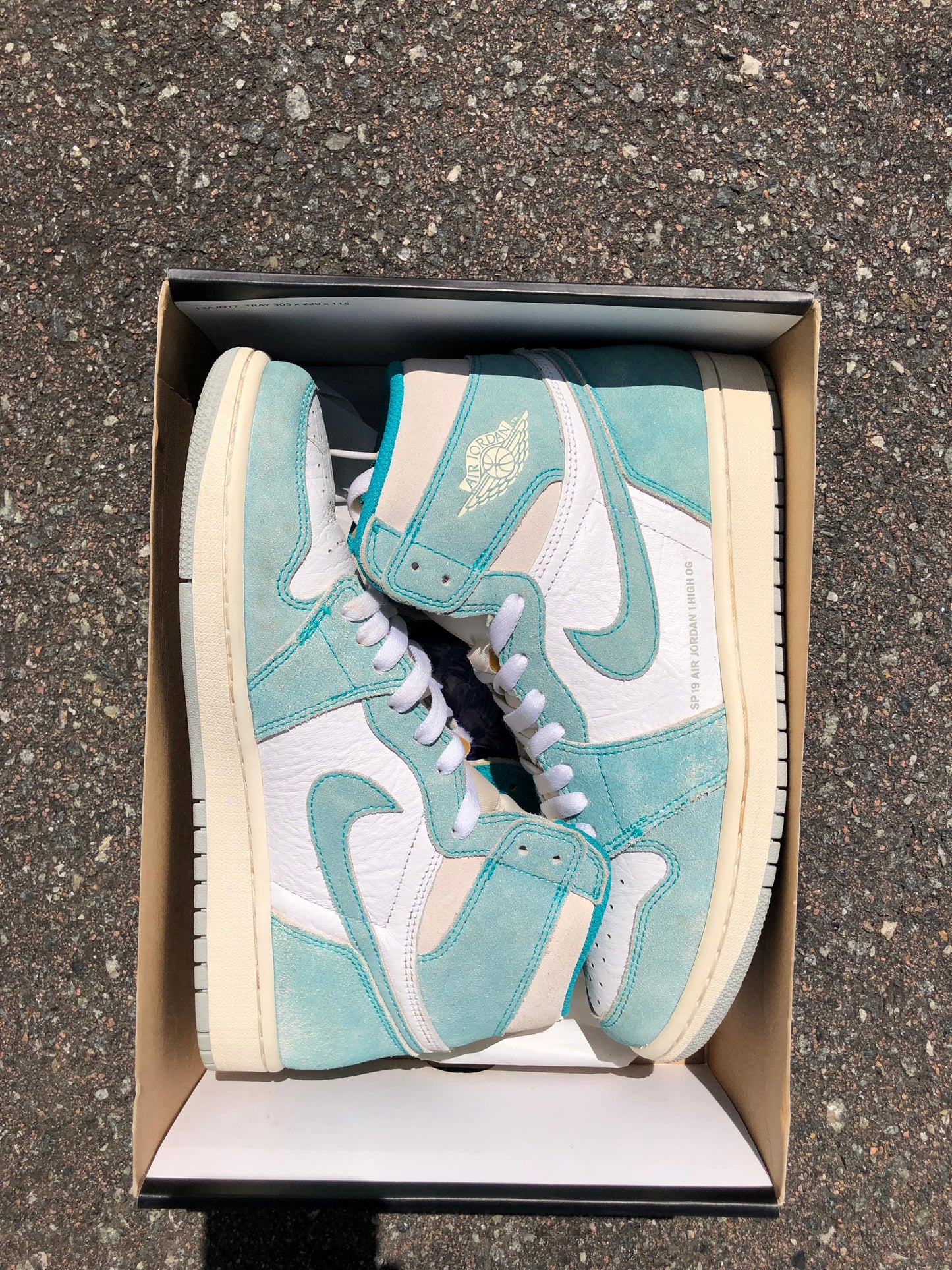 SIZE 8.5 JORDAN 1 TURBO GREEN WITH OG BOX