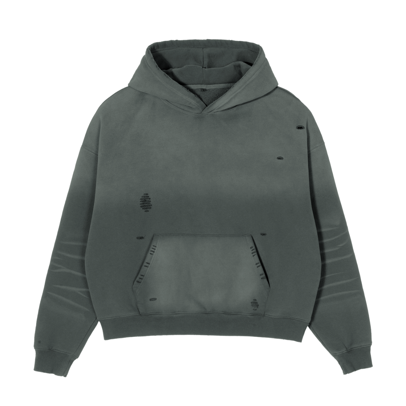 Sun-Drenched Distressed Hoodie