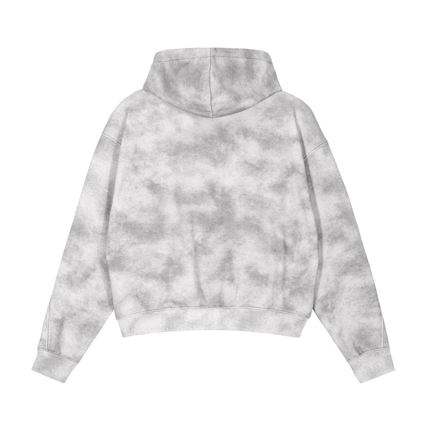 Premium Aged Wash Boxy Zip Hoodie