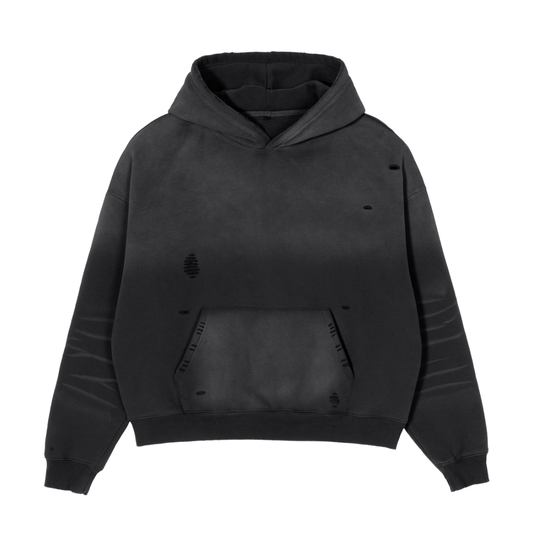 Sun-Drenched Distressed Hoodie