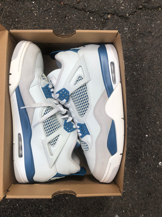 SIZE 13 JORDAN 4 MILITARY WITH REPLACEMENT BOX