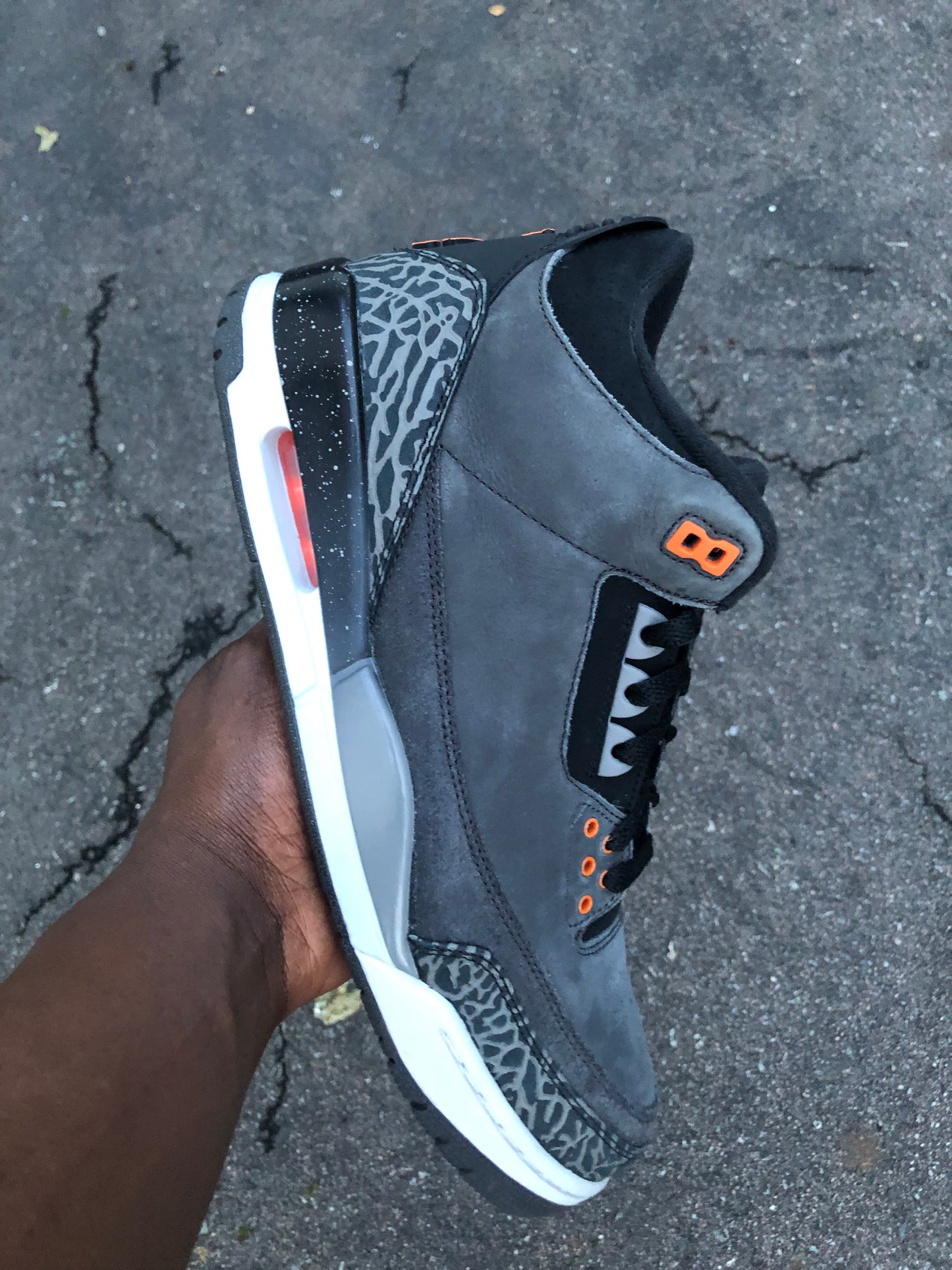 SIZE 11 AIR JORDAN 3 FEAR 2023 WITH REPLACEMENT BOX NOT OG BOX VERY CLEAN